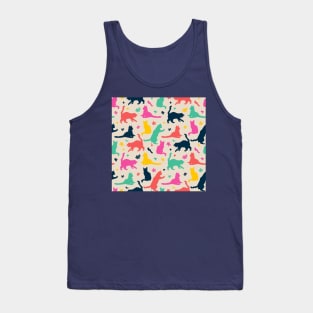 Colorful Matisse Cats Tank Top